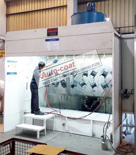 water wash spray booth 